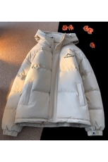 棉衣男冬季新款港风宽松连帽棉服学生棉服MF200-P69(现货，男装棉衣，星座214-3