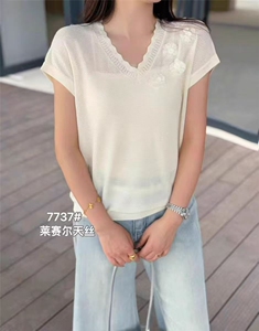 莱赛尔V领盘花花图片