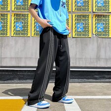 2022夏季美式hiphop条纹休闲运动裤男K924P30，男装休闲裤，星座1116-2