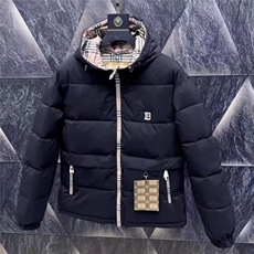 (网图)轻奢男士休闲棉服百搭连帽保暖潮流棉衣313B-JK24618-P110，男装棉衣，星座313B