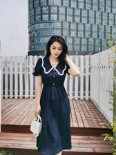 现货夏季新款连衣裙，女装连衣裙，YO\VLF雅洛菲