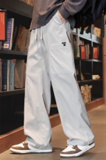 春夏季美式休闲裤男款宽松直筒2026新款美式工装裤子男Z9856-P45，男装休闲裤，星座509