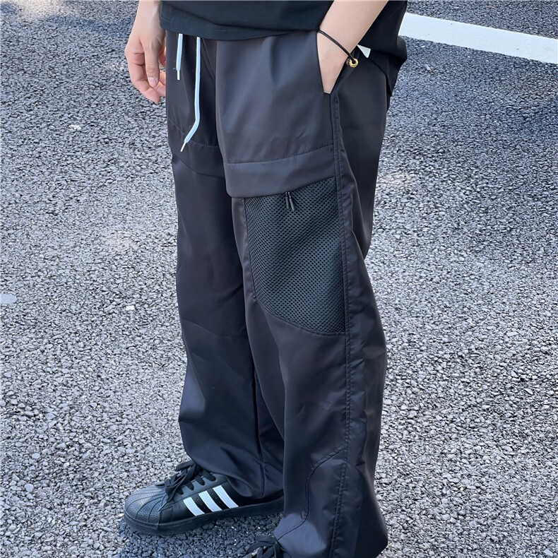 直筒长裤潮时尚潮牌青春流行百搭运动裤宽松型休闲裤,男装休闲裤,星座716-2
