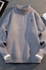 8817-P602025年秋冬新款休闲毛衣男士时尚长袖宽松针织衫上衣，男装针织衫/毛衣，电商A113
