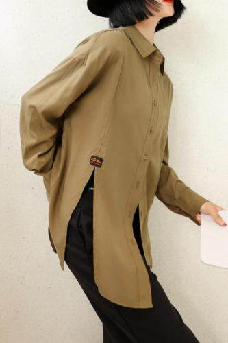 秋季新款开叉带标衬衣，其它，储辰