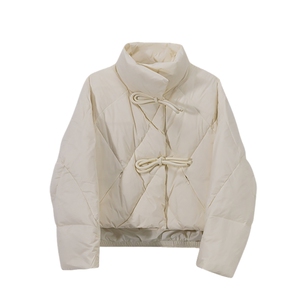 【90绒150-200g】9035短款系蝴蝶结羽绒服-2c016-P315-K458图片