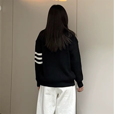 重磅秋冬北极绒开衫毛衣美式复古休闲慵懒风男女立领针织衫外套，男装针织衫/毛衣，电商A486-1