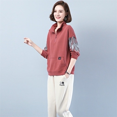 时尚百搭气质套装女春秋新款潮流休闲两件套，女装套装/套裙，丽影随形