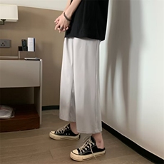 夏季男生冰丝宽松休闲裤子大码9分裤，男装休闲裤，星座1013