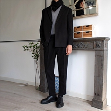 男毛呢西服上衣小西装短款西服套装冬加厚休闲呢子外套HH5503P68，男装西服，星座1013-5