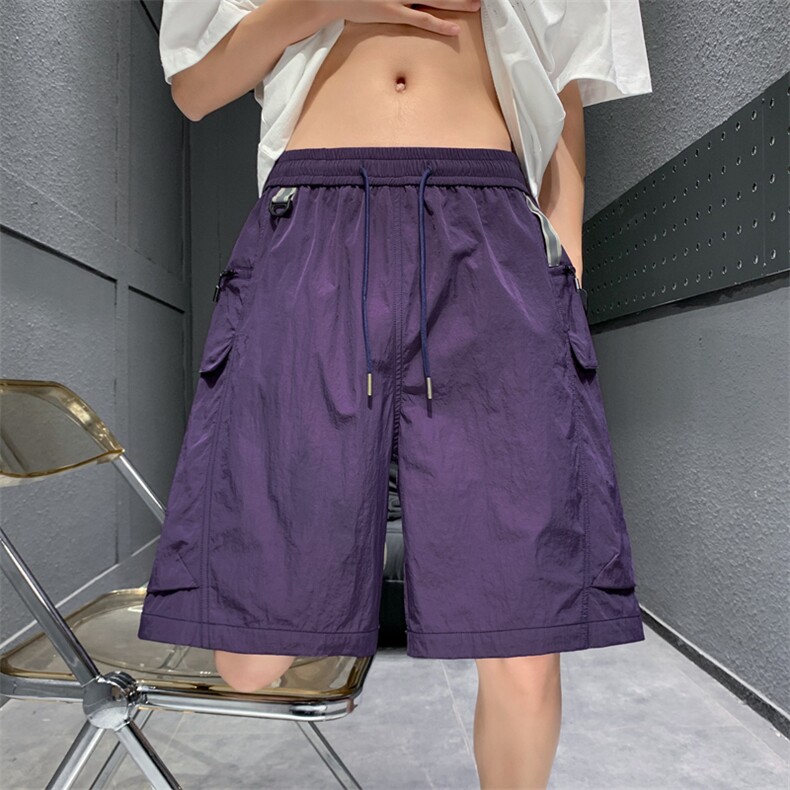 现货夏季工装短裤男ins潮牌休闲百搭潮流痞帅五分裤D02522-P40,男装休闲裤,星座308B-2