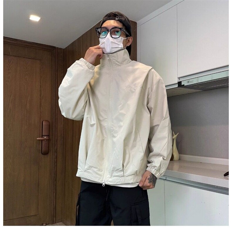 潮牌复古新款棉服宽松机能风夹克情侣户外休闲百搭痞帅外套冲锋衣图片