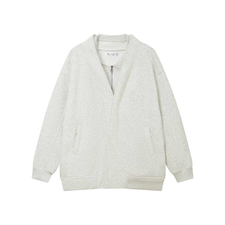 现货春秋卫衣开衫重磅高品质外套假两件卫衣1016-1Y148P70K128,女装短外套,星座1016-1（原电商B408-1）