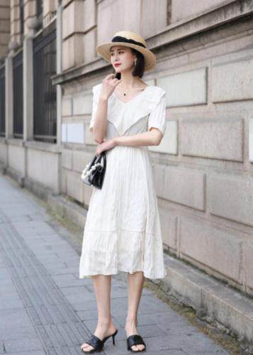 净色连衣裙三个色，女装连衣裙，阿爆