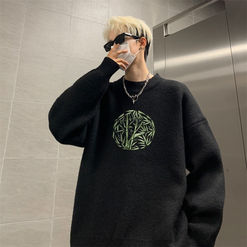 高质量！秋冬季半高领毛衣男士加绒加厚线衣针织衫男DMY530-特P38图片