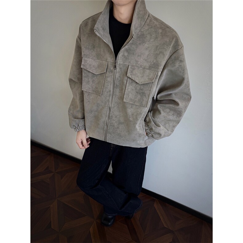 扎染皮衣外套男1209-1-JK25-P85主推可谈,男装皮衣,星座1209-1