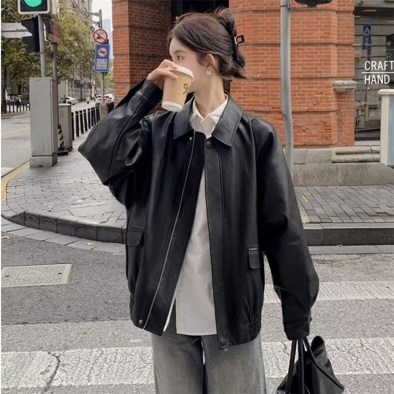 网图男女同款外套新款季复古夹克机车美拉德潮牌PY829-特P60,男装夹克,电商C216