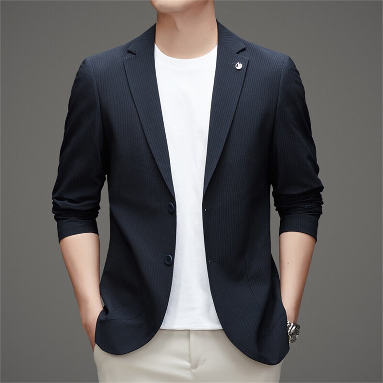 MJ8666男式秋季新款长袖简约高品西服休闲商务便服西装,男装西服,电商B360