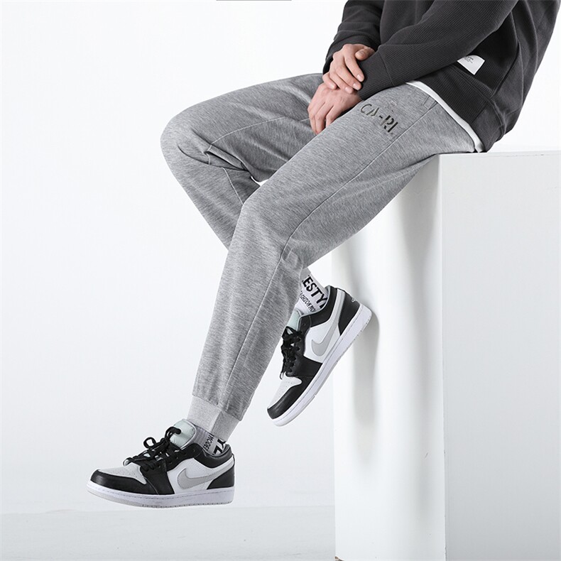 DS2110钱塘2020-3春季新款青年男士舒适卫裤时尚休闲松紧长裤P60,男装休闲裤,钱塘207-3
