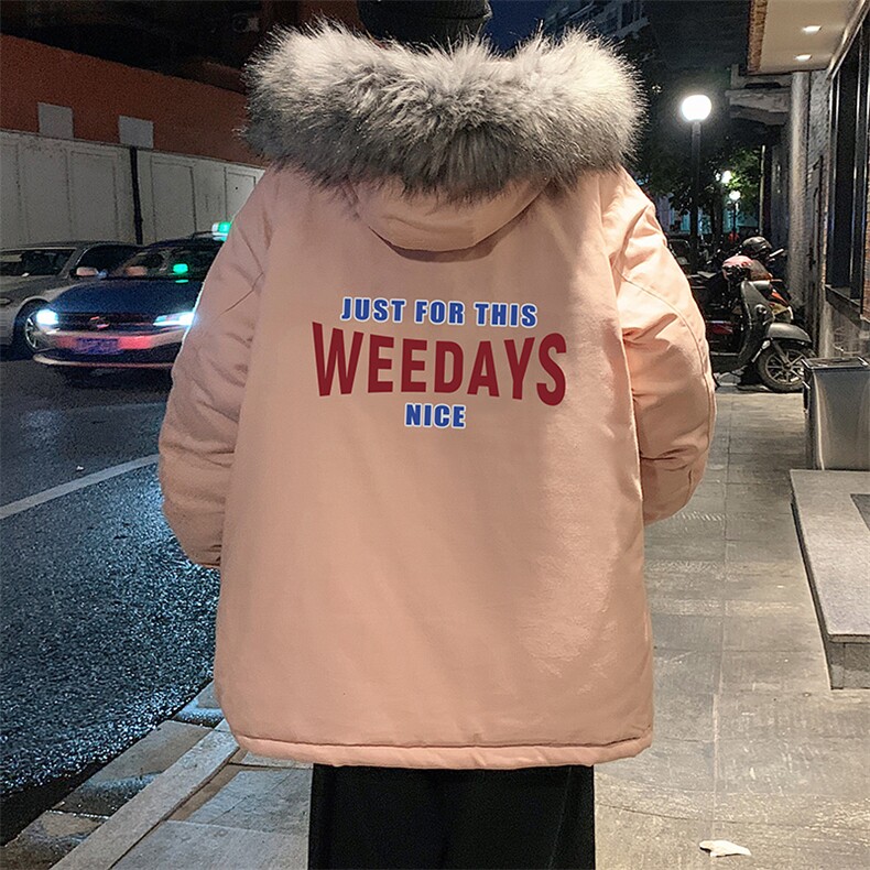 MM48113-P130冬季大毛领棉衣男士大码加厚棉袄男棉服,男装棉衣,电商A040