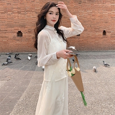 9917新中式套装批155控228，女装套装/套裙，浙宝305