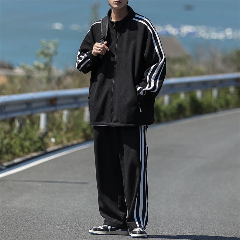 主推学生班服团购开衫卫衣长裤套装帅气运动服TZ573P100控138,男装卫衣,电商A309