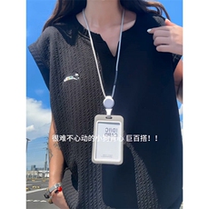XZ809A/SSS10/P35/控48肌理感腊小狗绣花背心T恤，男装背心/马甲，星座809A(原222-1)