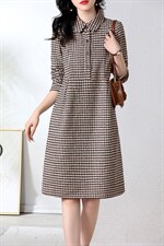 罗得堡2022年秋装新款连衣裙7805，女装连衣裙，罗得堡