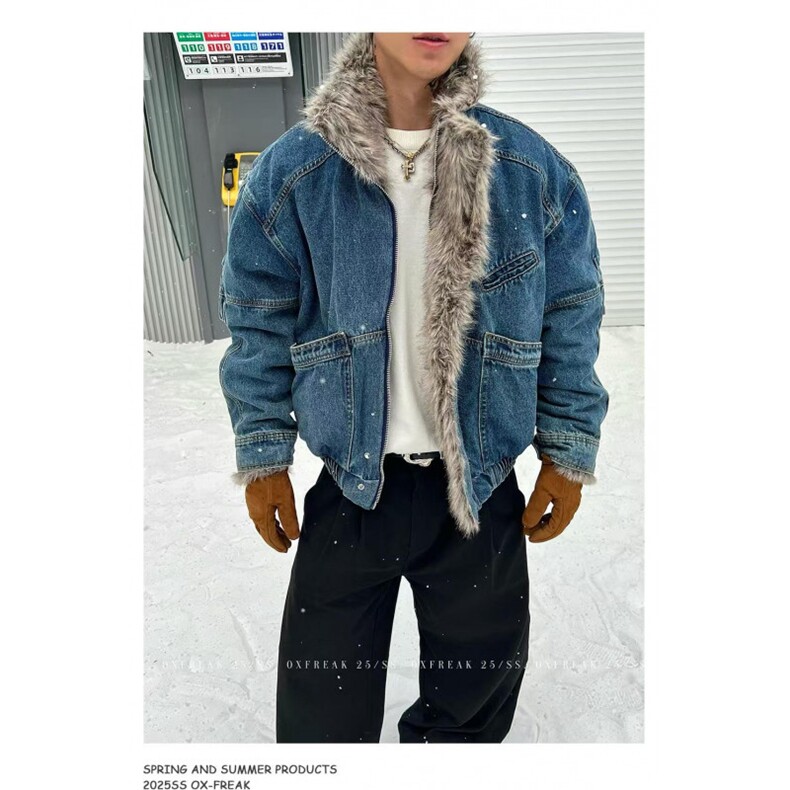 座山雕牛仔飞行服外套514-925-P138，女装短外套，星座514