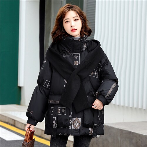 羽绒服新款2023年冬季女装时尚洋气款90白鸭绒韩版羽绒服韩版,女装羽绒服,卡杰菲