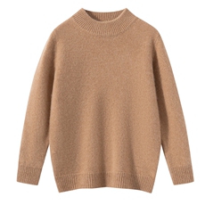 2025年秋季新款百搭纯色半高领加厚保暖羊绒衫，童装儿童羊毛衫，宏杨羊绒