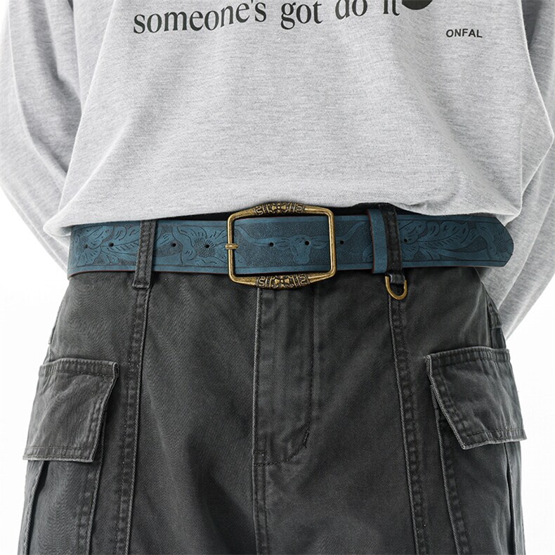 【现货】PD330-P10特控18百搭时尚复古腰带，腰带/腰封，电商D232