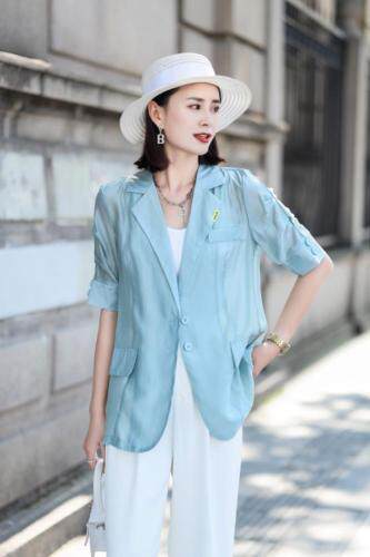 夏装现货，天丝棉小外套M～XXL，女装，与慧辛