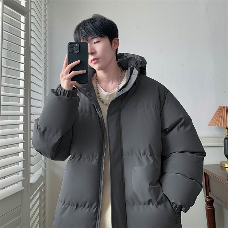 现货 抖音得物可供视频 三防加厚羽绒连帽棉衣外套面包棉服MY8095图片