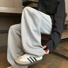 秋季新款弧线拼接弯刀卫裤XZ604-K131-特P35控68，男装休闲裤，星座604