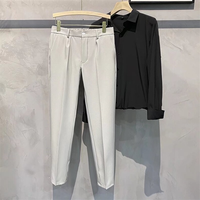 男春季休闲西裤九分+长裤K095P39,男装西裤,星座1116-2