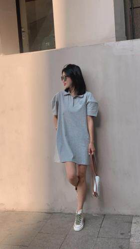 现货短袖连衣裙，女装连衣裙，LL+