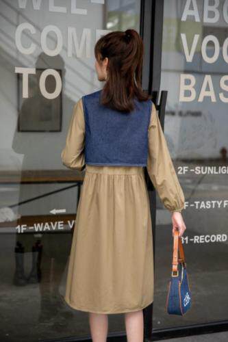 秋款连衣裙，女装连衣裙，莫妮菲