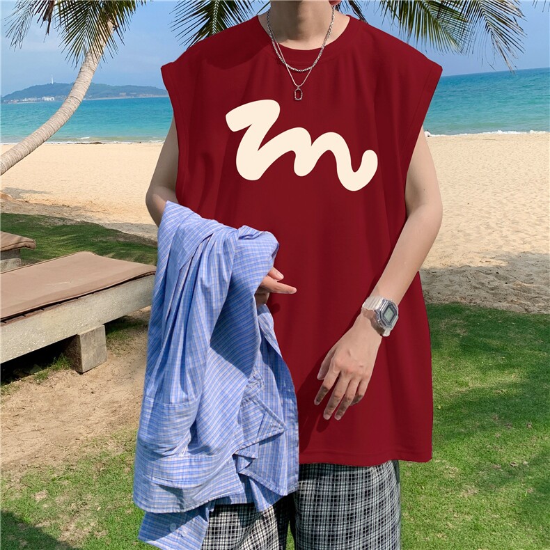 量大图低自动【有货】纯棉背心HD019-1-BX2574-P20，男装背心/马甲，电商019-1