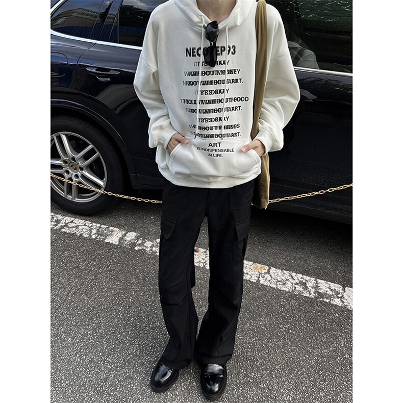 B221美式ins高街暗黑多口袋直筒工装休闲裤LK24153-P65控88,男装休闲裤,电商B221