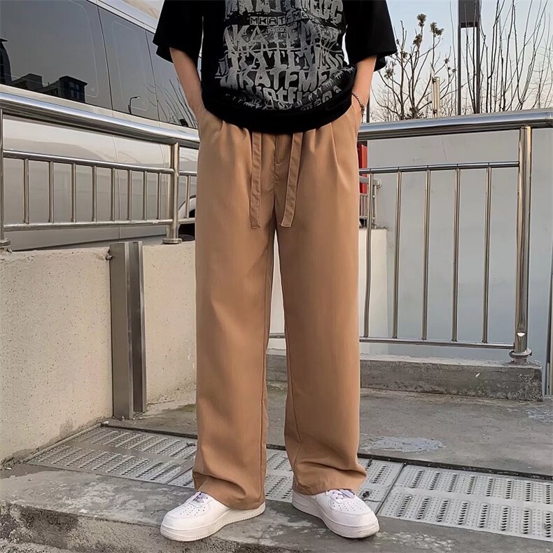男春季休闲时尚潮流系绳西裤D011P35,男装西裤,星座1116-2