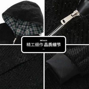 秋季新款高端外套男2025新款宽松休闲百搭青少年夹克Q5561-P68图片