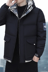 2025新款连帽保暖棉服男潮御寒面包服棉衣羽绒棉服1018-759-P58图片