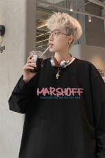 已注册港风纯棉260克高街抖音直播得物品质长袖T恤打底衫T4256P30，男装T恤，电商C408-1(原B339-1)