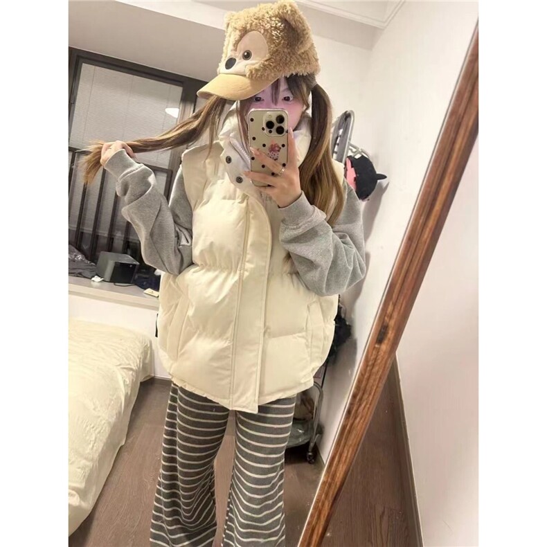美式冬季棉马甲男女加厚保暖棉服外套复古韩版潮宽松情侣棉袄外套,男装棉衣,星座506A