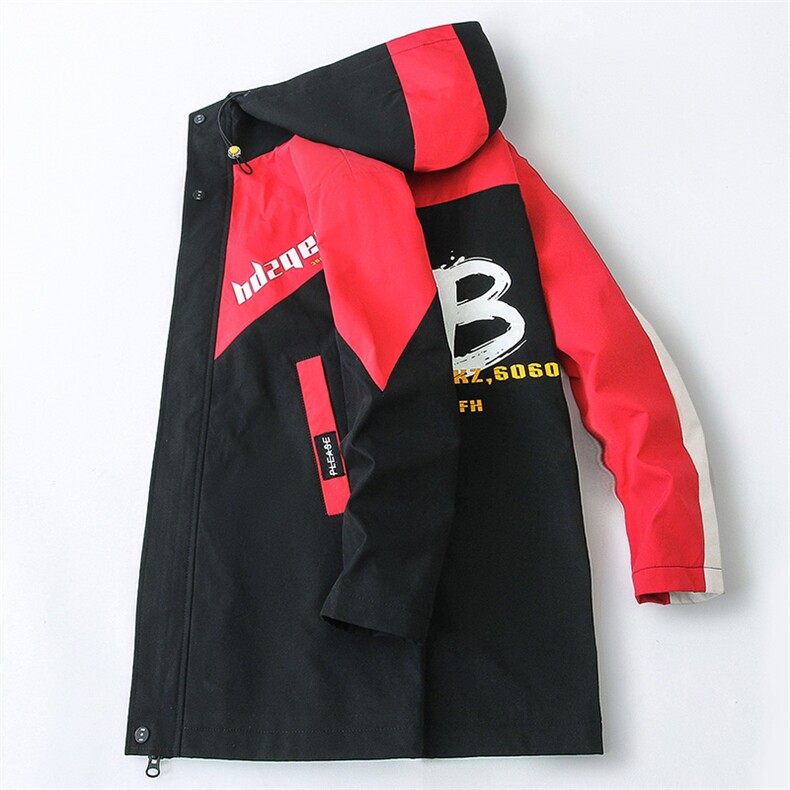 新款秋季外套男士中长款痞帅气衣服机能工装立领夹克JK156-P75,男装夹克,星座1206（原A206）