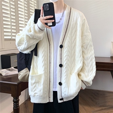 1018-1-M199-P80《新品》针织毛衣男士开衫休闲夹克外套时尚帅气，男装针织衫/毛衣，星座1018-1​