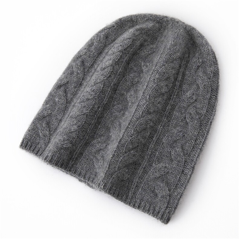 时尚保暖针织帽冬季必备简约百搭高品质羊毛材质舒适柔软，帽子，戎咖羊绒