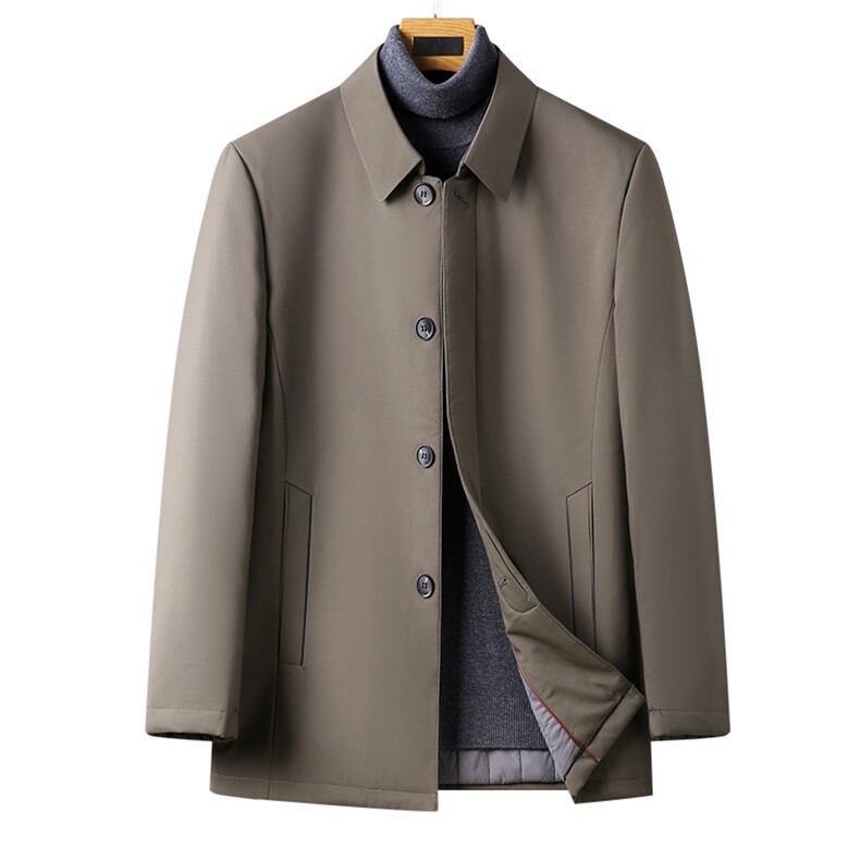 秋冬新款棉服男翻领中年男商务厚棉服休闲冬外套HPN9815-1-P200,男装棉衣,电商B212（原钱塘6029）