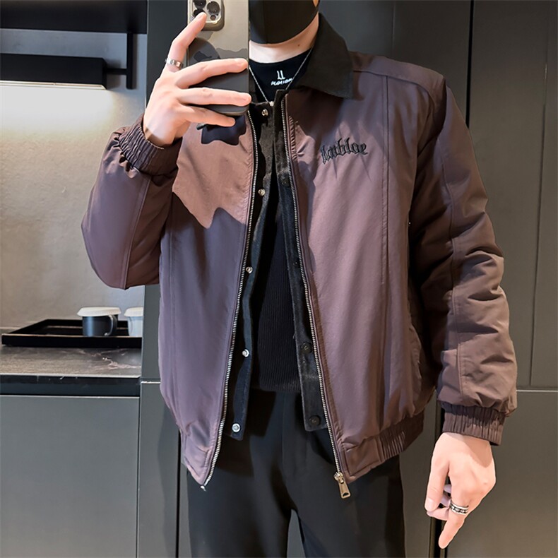 店主大棉衣冬季棉袄男社会小伙版型工装外套袄子8598-P148控188,男装棉衣,电商D327